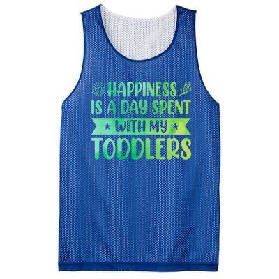 Happiness Is A Day Spent With My Sitter Daycare Gift Mesh Reversible Basketball Jersey Tank