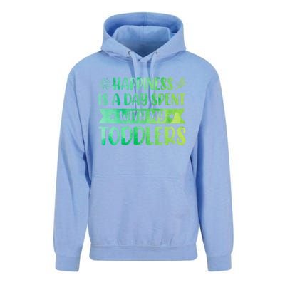 Happiness Is A Day Spent With My Sitter Daycare Gift Unisex Surf Hoodie