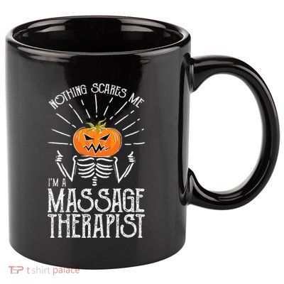 Halloween I'm A Massage Therapist Massage Therapy 11oz C Handle Ceramic Mug
