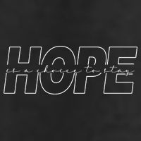 Hope Is A Choice To Stay Positive Quote Adult Drive Performance Visor