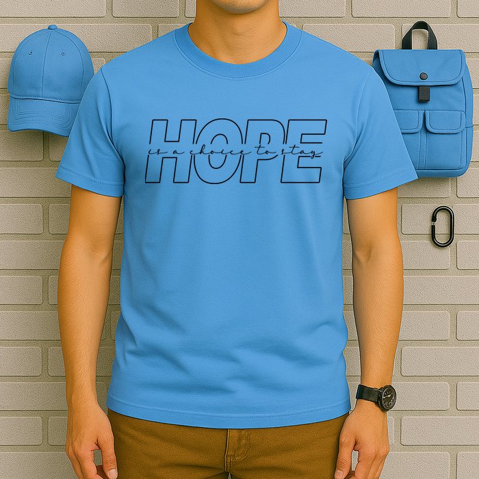 Hope Is A Choice To Stay Positive Quote T-Shirt