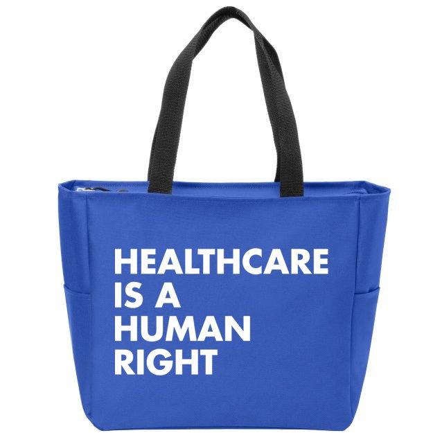Healthcare Is A Hu Right Gift Zip Tote Bag