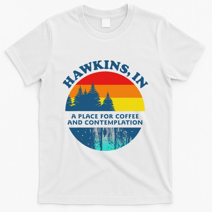 H.A.W.K.I.N.S In A Place For Coffee And Contemplation T-Shirt