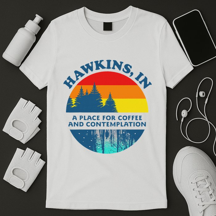 H.A.W.K.I.N.S In A Place For Coffee And Contemplation T-Shirt