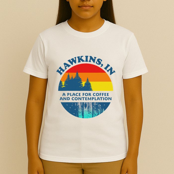 H.A.W.K.I.N.S In A Place For Coffee And Contemplation T-Shirt