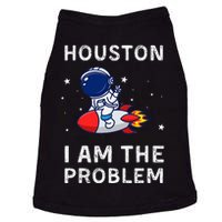 Houston I Am The Problem Funny Astronaut Rocket Space Doggie Tank