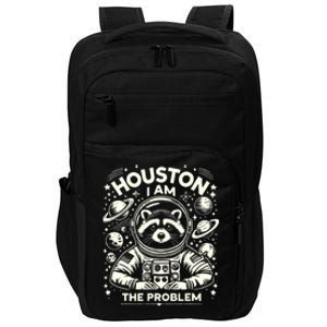 Houston I Am The Problem Funny Space Lovers Astronaut Impact Tech Backpack