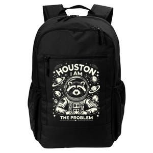 Houston I Am The Problem Funny Space Lovers Astronaut Daily Commute Backpack