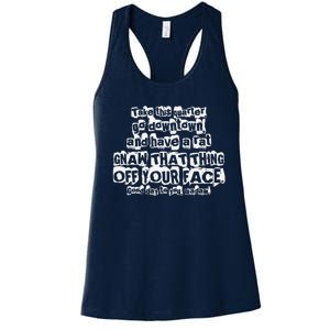 Here Is A Quarter Uncle Buck Women's Racerback Tank