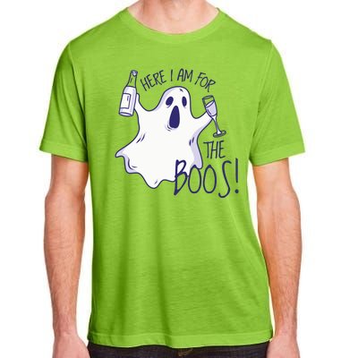 Here I Am For The Boos Funny Ghost Adult ChromaSoft Performance T-Shirt