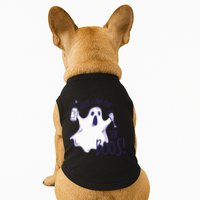 Here I Am For The Boos Funny Ghost Doggie Tank