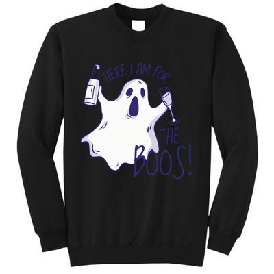 Here I Am For The Boos Funny Ghost Sweatshirt