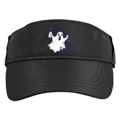 Here I Am For The Boos Funny Ghost Adult Drive Performance Visor