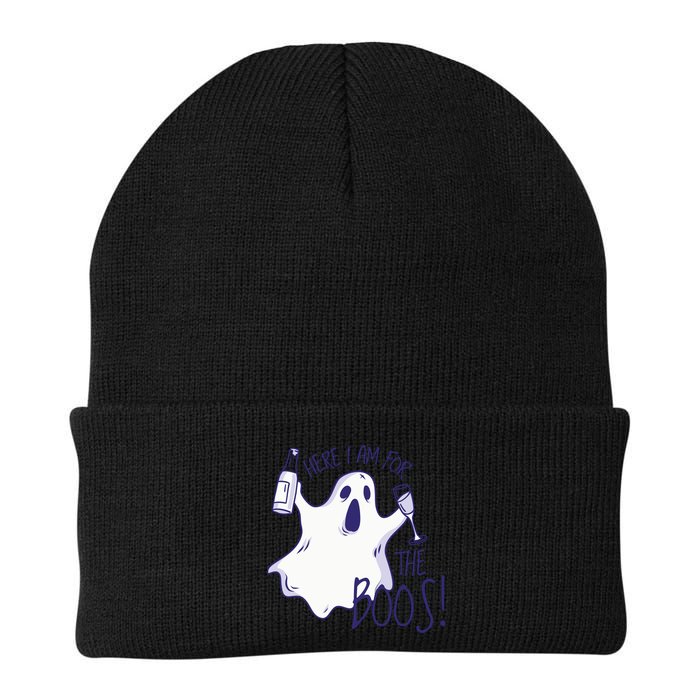 Here I Am For The Boos Funny Ghost Beanie