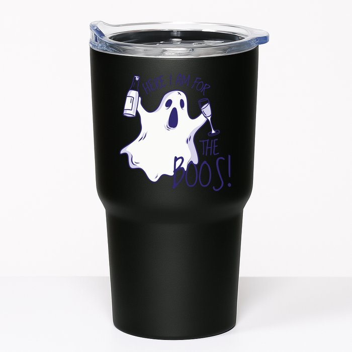 Here I Am For The Boos Funny Ghost Tumbler