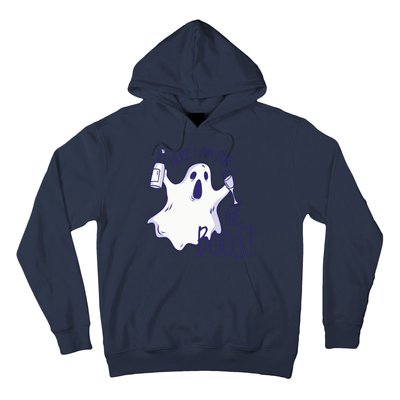 Here I Am For The Boos Funny Ghost Hoodie