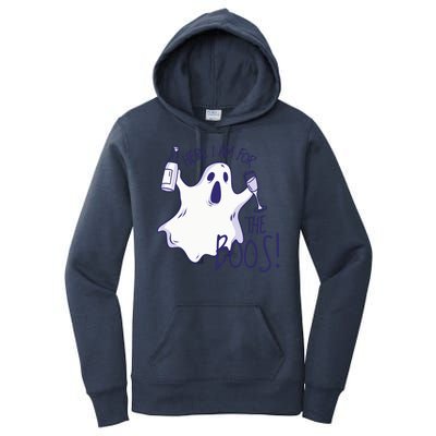 Here I Am For The Boos Funny Ghost Women's Pullover Hoodie