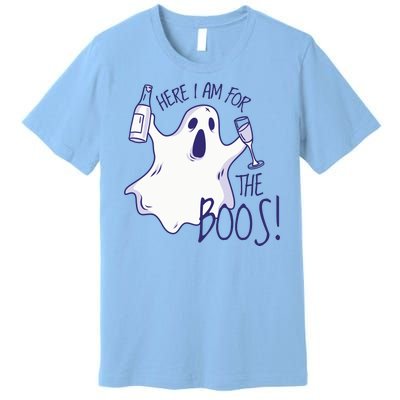 Here I Am For The Boos Funny Ghost Premium T-Shirt