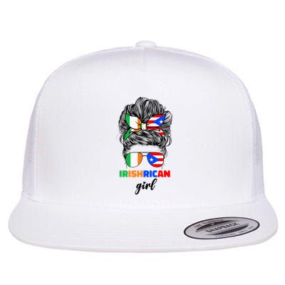 Half Irish And Puerto Rican Rico Ireland Flag Flatbill Hat