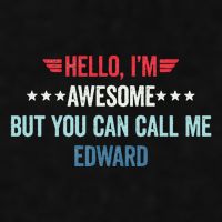 Hello IM Awesome But You Can Call Me Edward Ladies PosiCharge Tri-Blend Wicking Tank