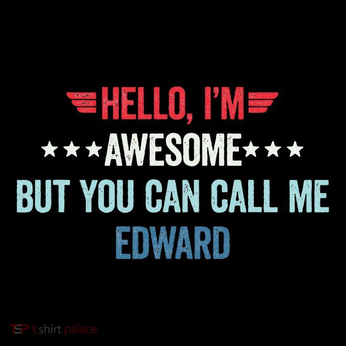 Hello IM Awesome But You Can Call Me Edward Zip Tote Bag