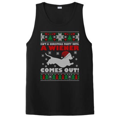 Humor Isn’T A Christmas Party Until A Wiener Comes Out Cool Gift PosiCharge Competitor Tank