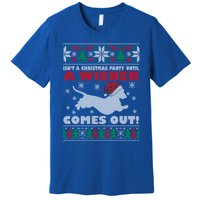 Humor Isn’T A Christmas Party Until A Wiener Comes Out Cool Gift Premium T-Shirt