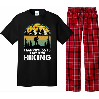 Happiness Is A Day Spent Hiking Scenic Views Gift Pajama Set