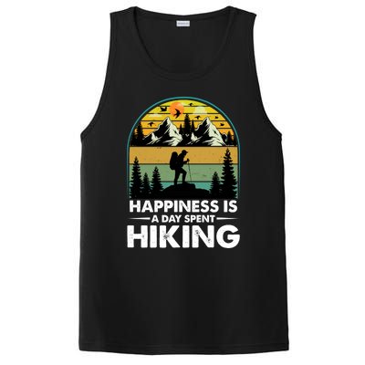 Happiness Is A Day Spent Hiking Scenic Views Gift PosiCharge Competitor Tank