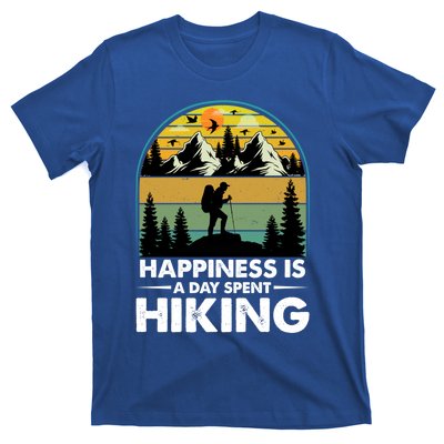 Happiness Is A Day Spent Hiking Scenic Views Gift T-Shirt