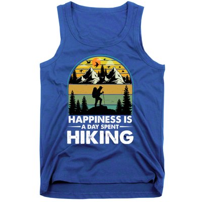 Happiness Is A Day Spent Hiking Scenic Views Gift Tank Top