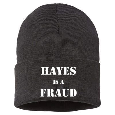 Hayes Is A Fraud Sustainable Knit Beanie