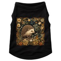 Hedgehog In A Forest William Morris Style Doggie Tank