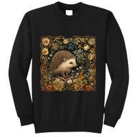 Hedgehog In A Forest William Morris Style Sweatshirt