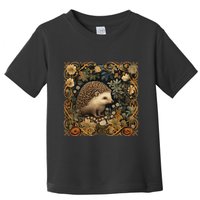 Hedgehog In A Forest William Morris Style Toddler T-Shirt