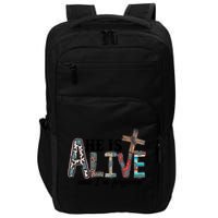 He Is Alive Easter Christian Easter Day Jesus Family Easter Impact Tech Backpack