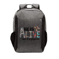 He Is Alive Easter Christian Easter Day Jesus Family Easter Vector Backpack