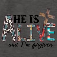 He Is Alive Easter Christian Easter Day Jesus Family Easter Vector Backpack