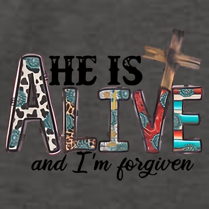 He Is Alive Easter Christian Easter Day Jesus Family Easter Vector Backpack