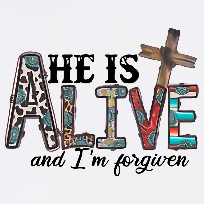He Is Alive Easter Christian Easter Day Jesus Family Easter Cool Comfort Performance Bucket Hat