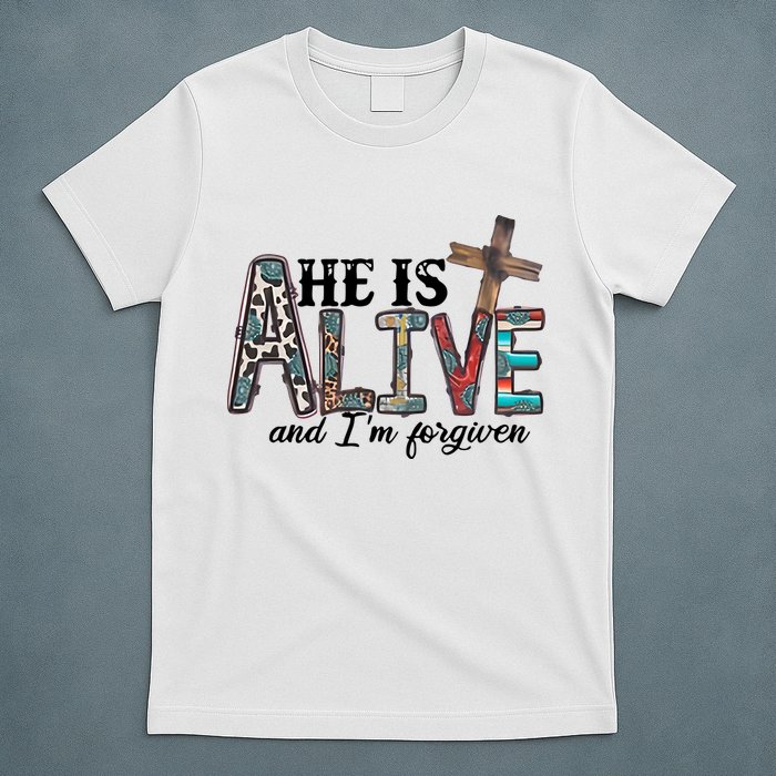 He Is Alive Easter Christian Easter Day Jesus Family Easter T-Shirt