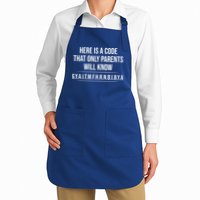 Here Is A Code That Only Parents Will Know Funny Letter Apron