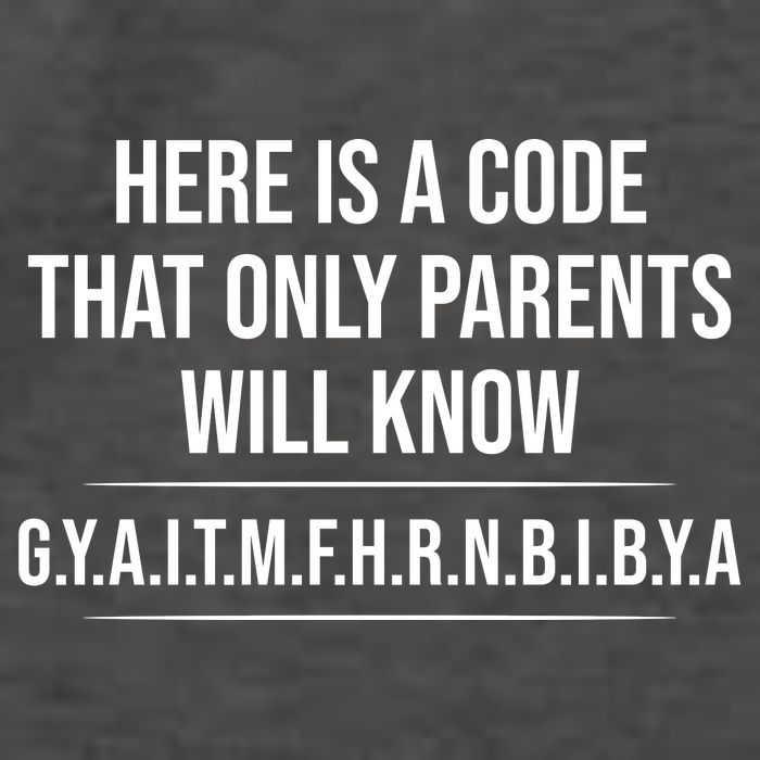 Here Is A Code That Only Parents Will Know Funny Letter Vector Backpack
