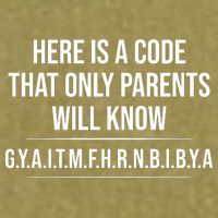 Here Is A Code That Only Parents Will Know Funny Letter Garment-Dyed Women's Muscle Tee