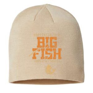 Happiness Is A Big Fish And A Witness Fishing Tee Sustainable Beanie