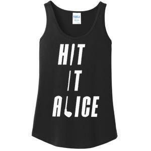 Hit It Alice Golf I Love Golfing Club Ladies Essential Tank