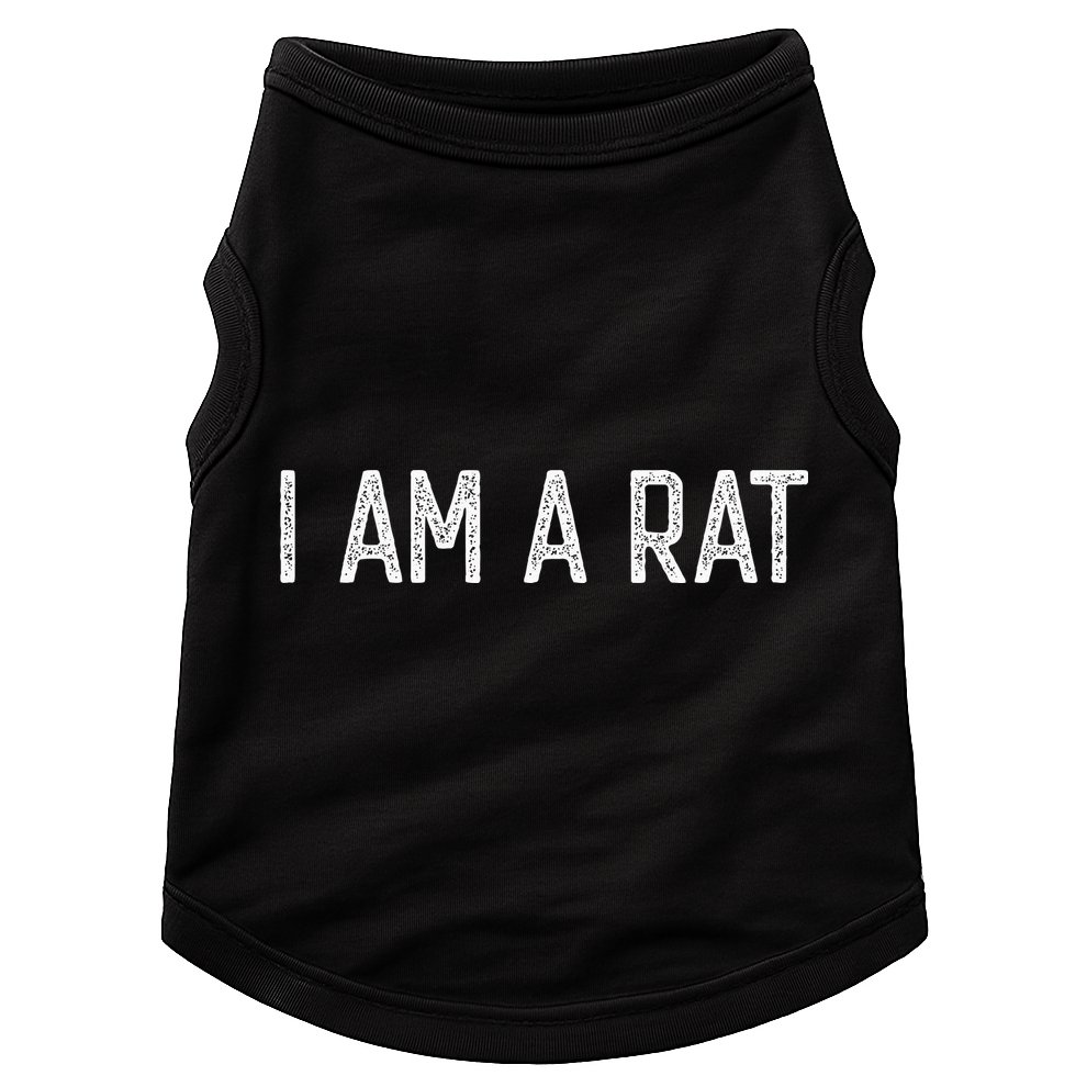 Halloween I Am A Rat Funny Rats Lover I Heart Rat Doggie Tank