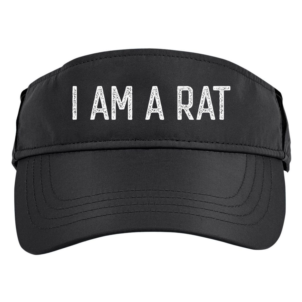 Halloween I Am A Rat Funny Rats Lover I Heart Rat Adult Drive Performance Visor
