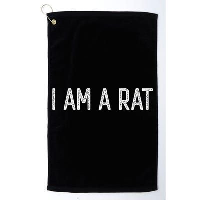 Halloween I Am A Rat Funny Rats Lover I Heart Rat Golf Towel