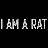 Halloween I Am A Rat Funny Rats Lover I Heart Rat Cropped Pullover Crew